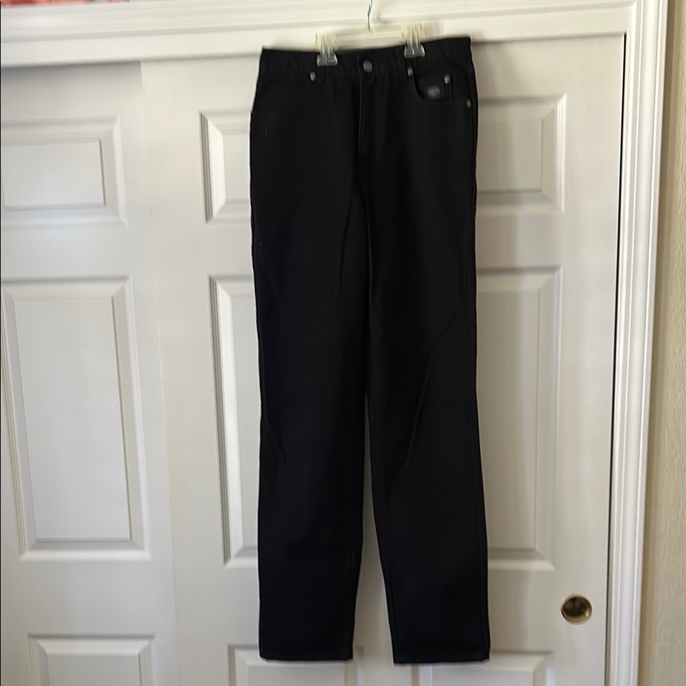 Classic Vintage Harley-Davidson Black Denim Jeans